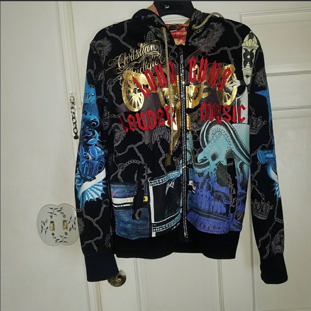 EUC - Christian Audigier Jacket sz Large